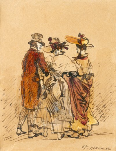 The Walk by Henri Bonaventure Monnier